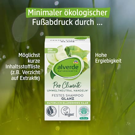 Festes Shampoo Glanz alverde NATURKOSMETIK