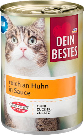 Nassfutter Katze Huhn in Sauce Dein Bestes