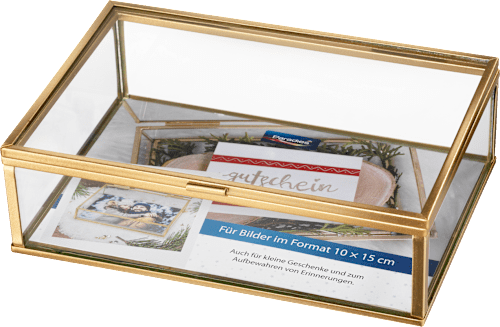 Foto-Glasbox Gold Paradies