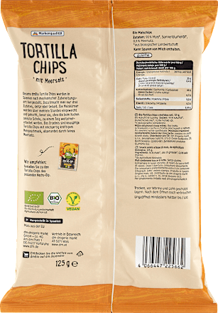 Tortilla Chips mit Meersalz dmBio
