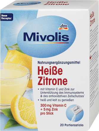 Vrući limun u prahu, s vitaminom C i cinkom Mivolis