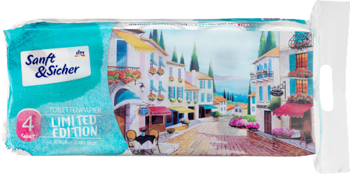 Toilettenpapier  Design Edt. 10x180 Blatt Sanft&Sicher