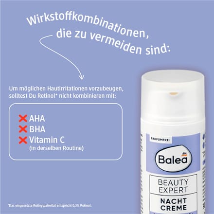 Nachtcreme Beauty Expert Balea