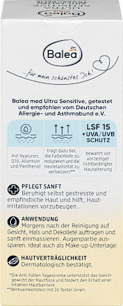 Anti-Faltenpflege Q10 Ultra Sensitive Balea med