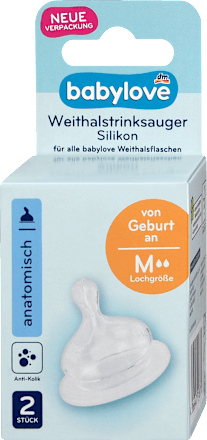 Silikonske cucle - anatomske, veličina: M, od rođenja, više vrsta babylove