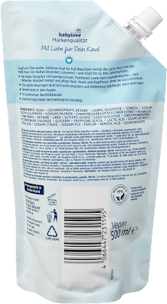 sensitive mycí gel, náhradní balení babylove