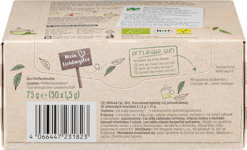 Herbatka miętowa (50x1,5g) dmBio