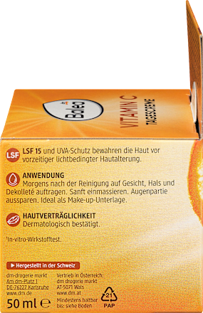 Gesichtscreme Vitamin C LSF 15 Balea