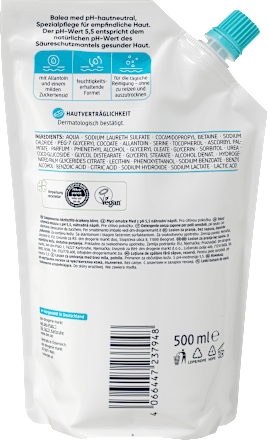 Seifenfreie Waschlotion Hautneutral pH 5,5 Nachfüllpack Balea med
