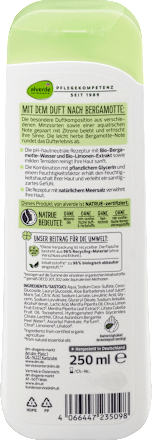 Duschgel Zeit für Glück Minze, Bergamotte alverde NATURKOSMETIK