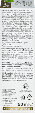 Vital+ дневен крем alverde NATURKOSMETIK