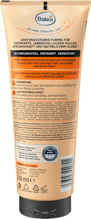 Sampon hullámos és göndör hajra Traum Locken Balea PROFESSIONAL