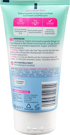 Reinigung, Peeling & Maske 3in1 hautrein Balea