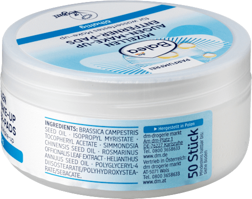 Abschminkpads Mizellen ölhaltig Balea