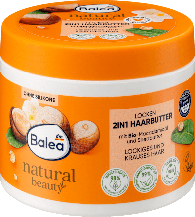 Масло за къдрава коса natural beauty 2 в 1  Balea