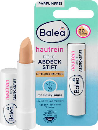 Krycia tyčinka na problematickú pleť hautrein - 20 Natural Balea
