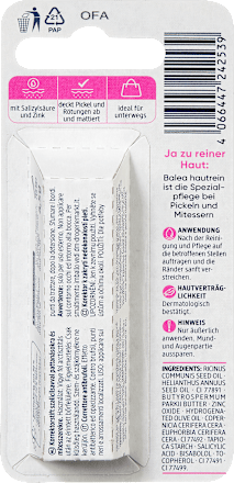 Pickel Abdeckstift Hautrein Farbe 10 Heller Hautton Balea