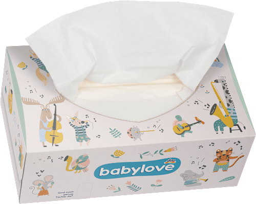 Babypflegetücher trocken 3lagig babylove