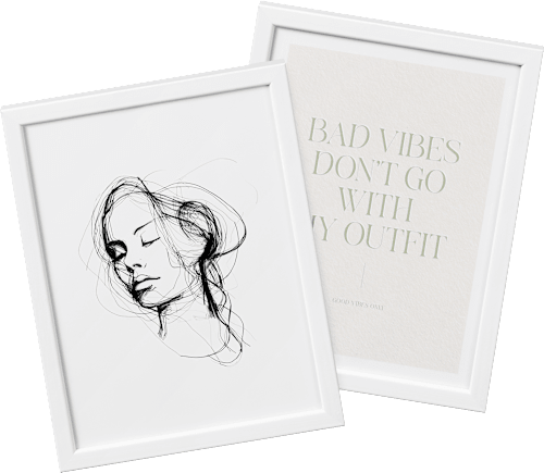 Bilderrahmen Novu 15x20 cm, weiß Paradies