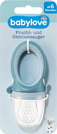 Frucht- und Gemüsesauger blau babylove
