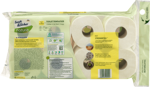 Toilettenpapier Pro Climate nature Stroh 2-lagig Sanft&Sicher