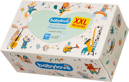 besonders weiche Pflegetücher XXL sortiert babylove