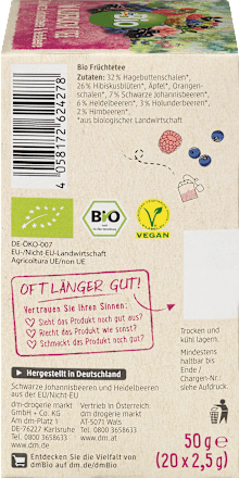 Herbatka owoce lasu (20 x 2,5 g) dmBio