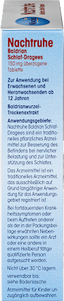 Nachtruhe Baldrian Schlaf-Dragees Mivolis