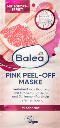 Gesichtsmaske Peel-Off pink Balea
