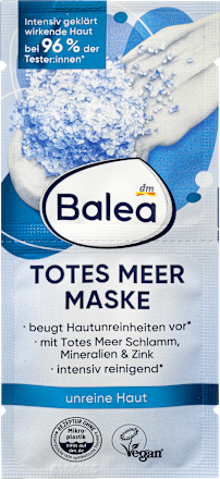 Gesichtsmaske Totes Meer (2 x 8 ml) Balea