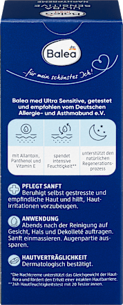 Nachtcreme Ultra Sensitive Balea med