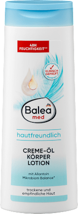 tělové olejové mléko Balea med