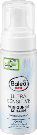 Ultra szenzitív arctisztító hab Balea med