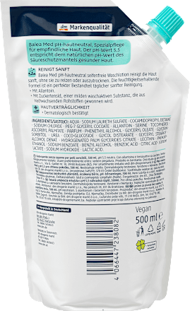 seifenfreie Waschlotion, hautneutral, Nachfüllpack Balea med