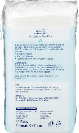 Reinigungs-Wattepads babylove