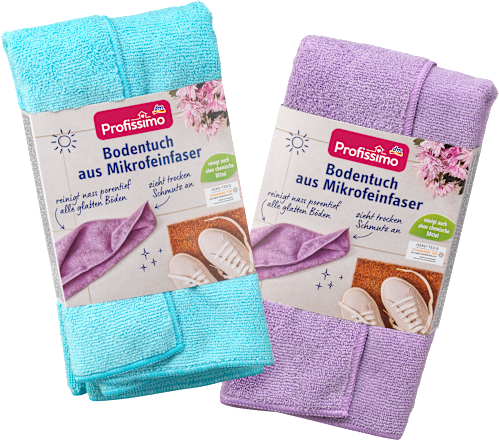 Krpa iz mikrovlaken za čiščenje tal, več različic Profissimo