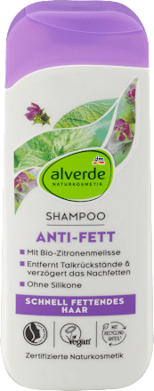 Šampón na mastné vlasy Anti-Fett s bio medovkou alverde NATURKOSMETIK