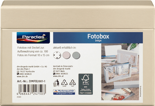 Fotobox Beige  Paradies