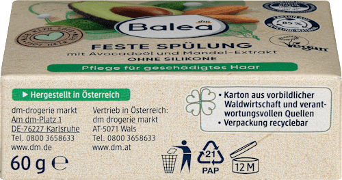 Fester Conditioner Avocado Mandelmilch Balea