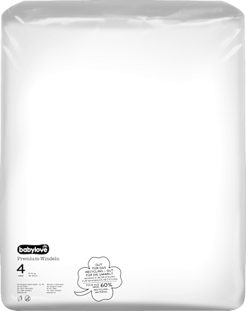 Windeln Premium Gr. 4 Maxi (8-14 kg), Monatspack babylove