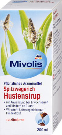Spitzwegerich Hustensirup  Mivolis