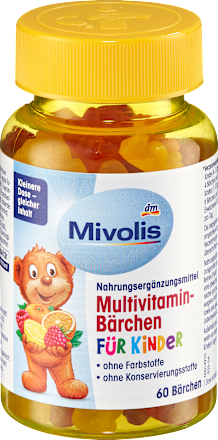 Ursuleți cu multivitamine pentru copii Mivolis