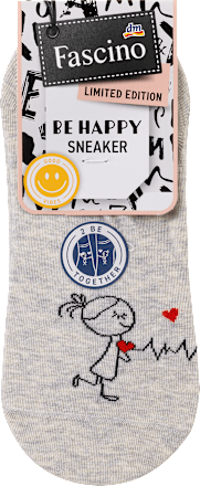 Sneaker im mismatched-Design, Gr. 39-42, grau Fascino