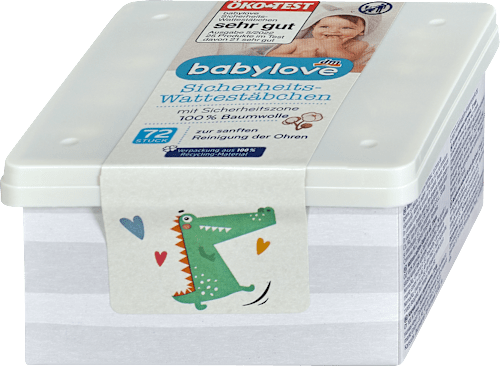 Sicherheits-Wattestäbchen babylove