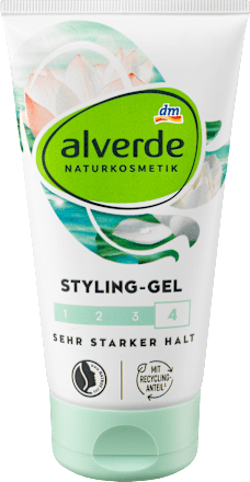 Gel za oblikovanje pričeske z bio lotosovimi cvetovi in z bio vijoličnim rižem alverde NATURKOSMETIK