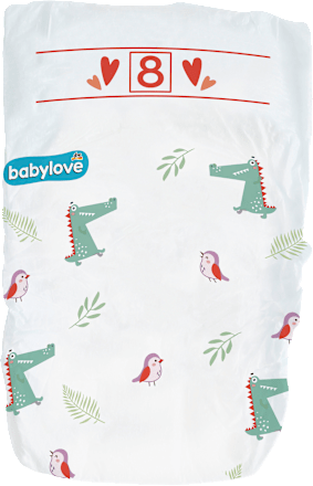 Windeln Premium Gr. 8 18+ kg babylove
