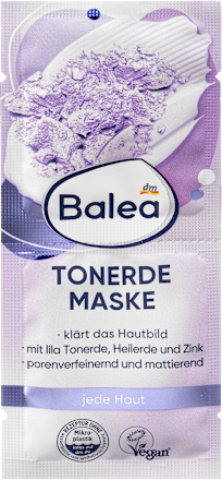 Maseczka do twarzy z glinką Tonerde Balea