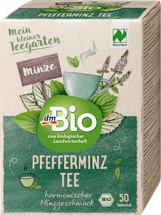Bio zeliščni čaj iz poprove mete (50 × 1,5 g) dmBio