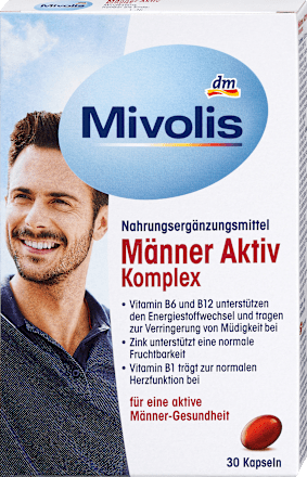 Kapsule Männer Aktiv Komplex, 30 kom. Mivolis