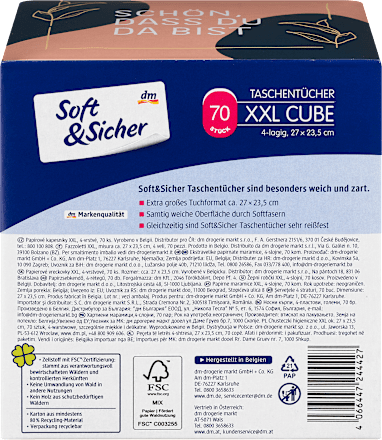 XXL Würfelbox 4-lagig Soft&Sicher